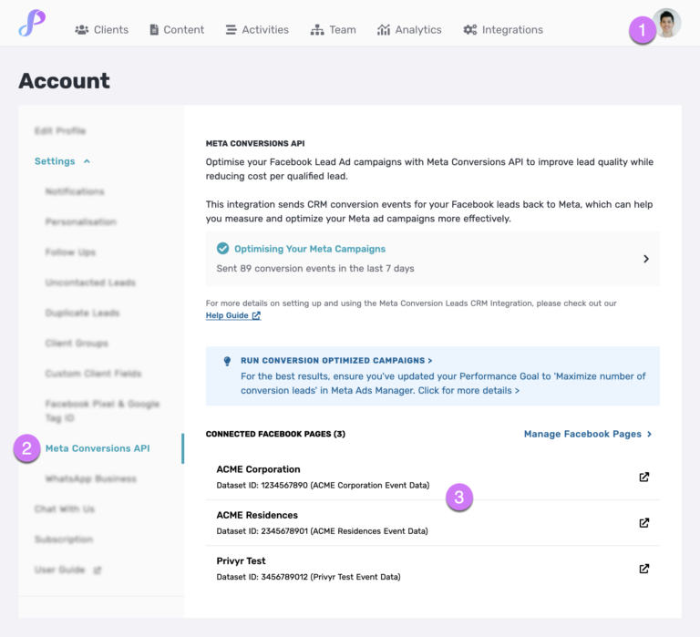 Meta Conversions API for Facebook Lead Ads – Privyr Help & Guides